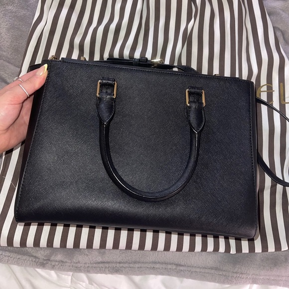 Henri Bendel Black Satchel Bag - Picture 7 of 11
